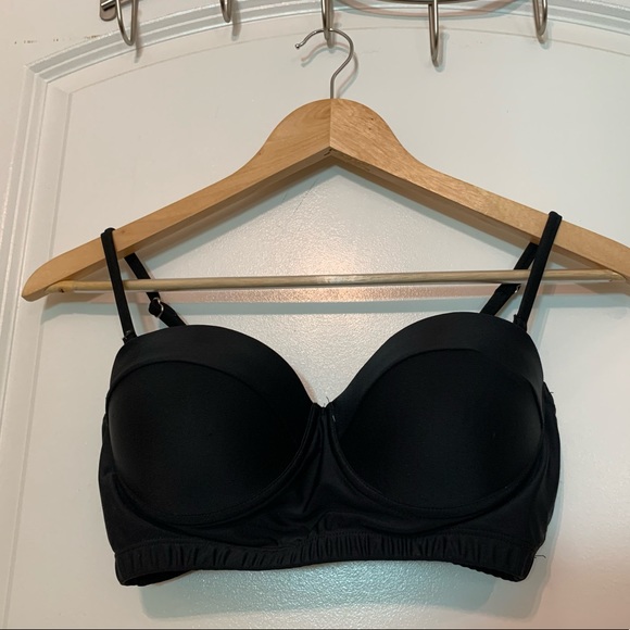 Black vintage style bikini top - Picture 6 of 8